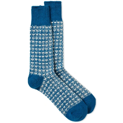 Shop Anonymous Ism Broken Line Crew Sock - 2 Pack In Multi