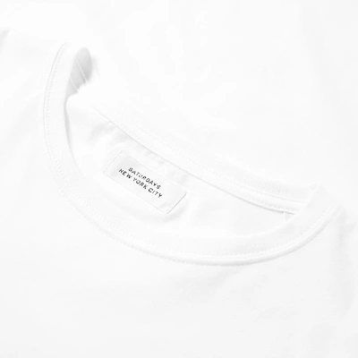 Shop Saturdays Surf Nyc Saturdays Nyc Stacked '09 Tee In White