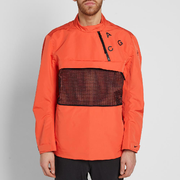 nike acg jacket orange