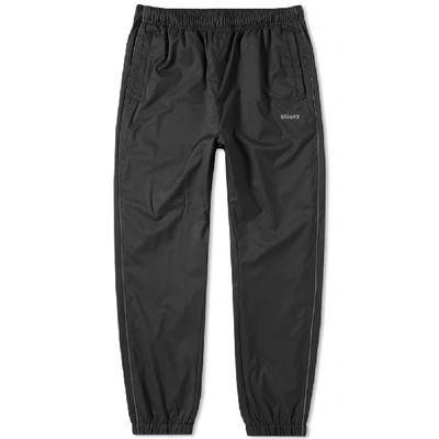 Shop Stussy 3m Piping Track Pant In Black