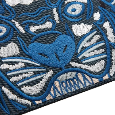 Shop Kenzo Tiger Pouch In Grey