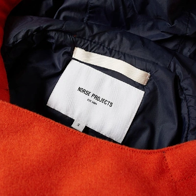 Shop Norse Projects Ribe Forest Nap Jacket In Orange