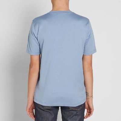 Shop Norse Projects James Mercerized Interlock Tee In Blue