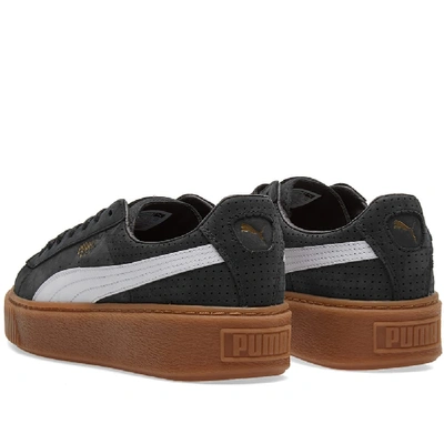 Shop Puma Basket Platform W In Black