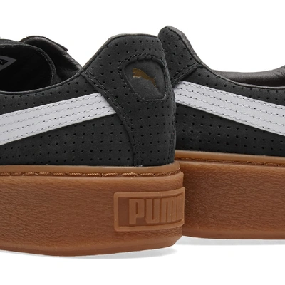 Shop Puma Basket Platform W In Black