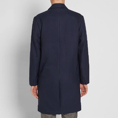 Shop Norse Projects Sundsval Wool Jacket In Blue