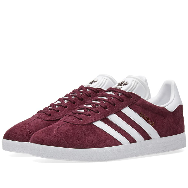 adidas gazelle burgundy and blue