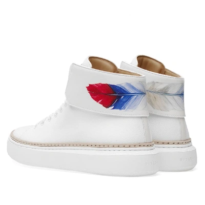 Buscemi 90mm Crepone Feather Sneaker In White ModeSens