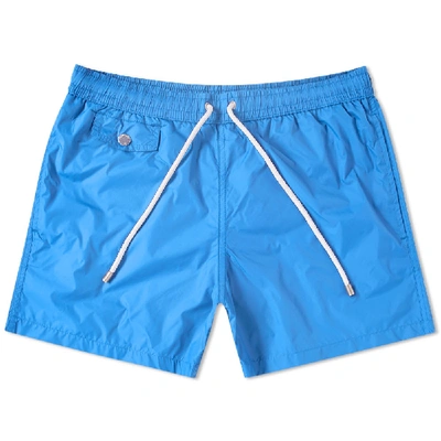 Shop Hartford Boxer Swim Short In Blue