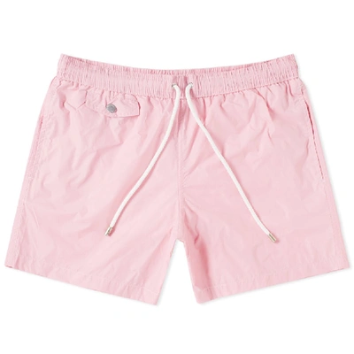 Shop Hartford Boxer Swim Short In Pink