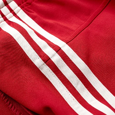 Shop Y-3 Three Stripe Cuffed Pant In Red