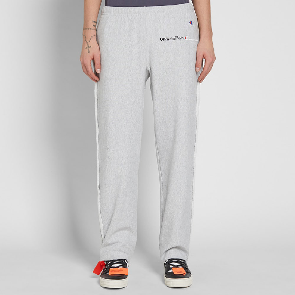 off white champion joggers