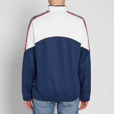 Shop Reebok Franchise Track Top In Blue