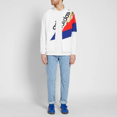 Shop Adidas Originals Adidas Tribe Track Top In White