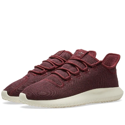 Shop Adidas Originals Adidas Tubular Shadow W In Burgundy