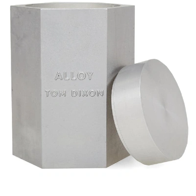 Shop Tom Dixon Alloy Candle In Silver