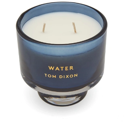 Shop Tom Dixon Elements Water Candle In Blue