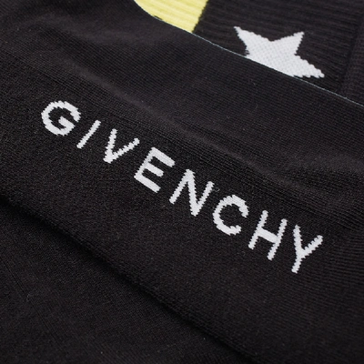 Shop Givenchy Short Star Sports Sock In Black