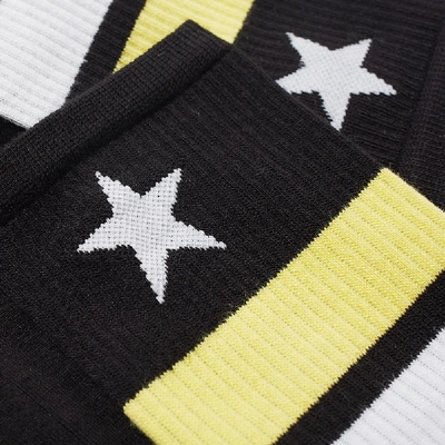 Shop Givenchy Short Star Sports Sock In Black