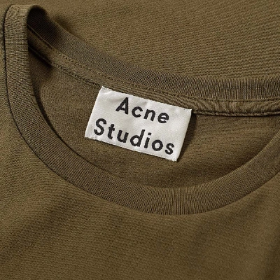 Shop Acne Studios Measures Tee In Green