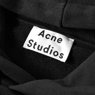 Shop Acne Studios Fellis Popover Hoody In Black