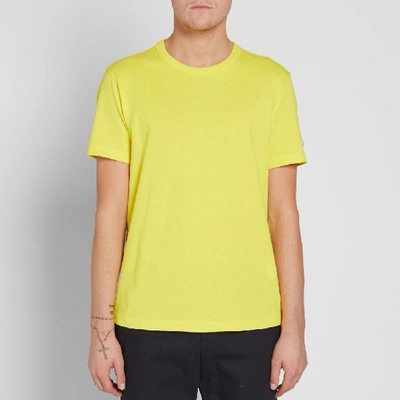 Shop Champion Reverse Weave Classic Tee In Yellow