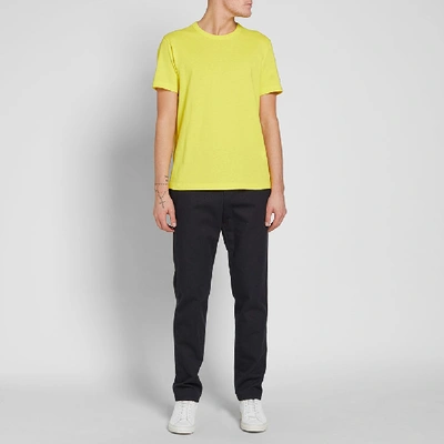 Shop Champion Reverse Weave Classic Tee In Yellow