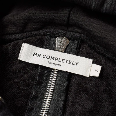Shop Mr Completely Mr. Completely Double Zip Hoody In Black