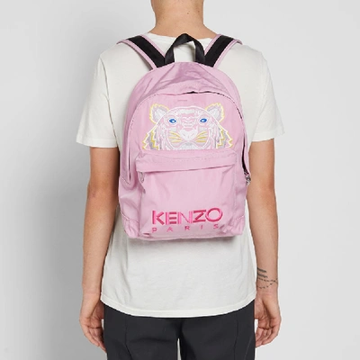 Shop Kenzo Tiger Backpack In Pink