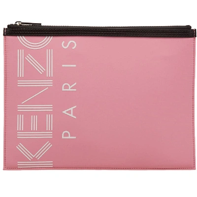 Shop Kenzo Paris Pouch In Pink