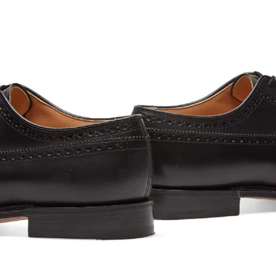 Shop Church's Thickwood Longwing Brogue In Black