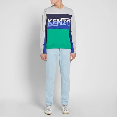 Shop Kenzo Sport Logo Sweat In Multi