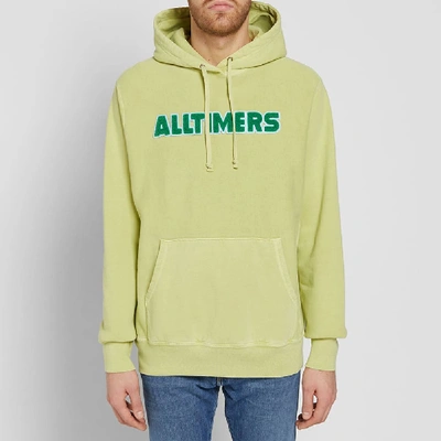 Shop Alltimers Big N Bold Premium Hoody In Green