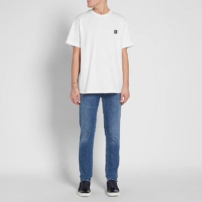 Shop Wooyoungmi Oversize Reverse Logo Tee In White