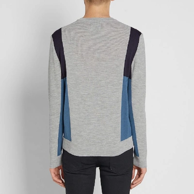 Shop Wooyoungmi Panelled Sweat In Grey
