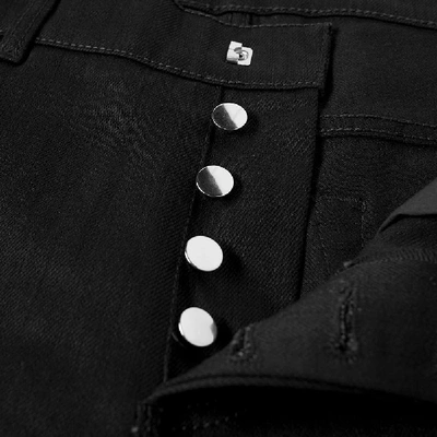 Shop Balmain Skinny Zip Jean In Black