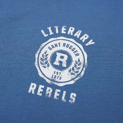 Shop Gant Rugger Gant Literary Rebels Tee In Blue