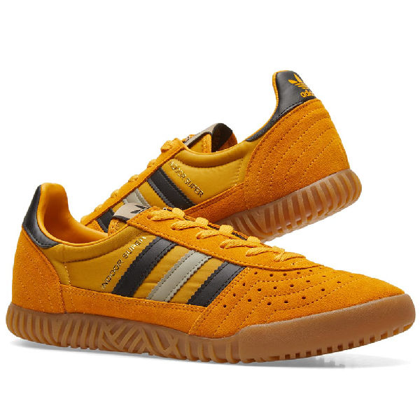 adidas indoor super shoes yellow