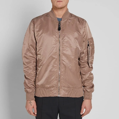 Shop Alpha Industries Ma-1 Vf Lw Reversible Jacket In Pink