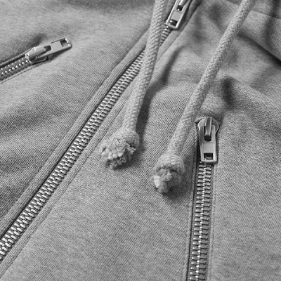 Shop Maison Margiela 14 3 Zip Hoody In Grey