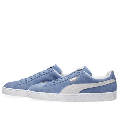 Shop Puma Suede Classic In Blue