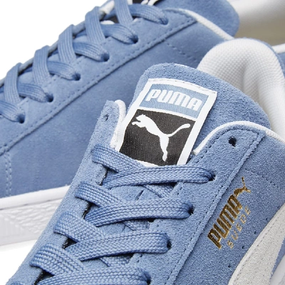 Shop Puma Suede Classic In Blue
