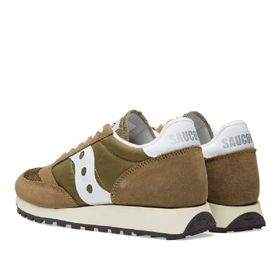 Shop Saucony Jazz Original Vintage In Green