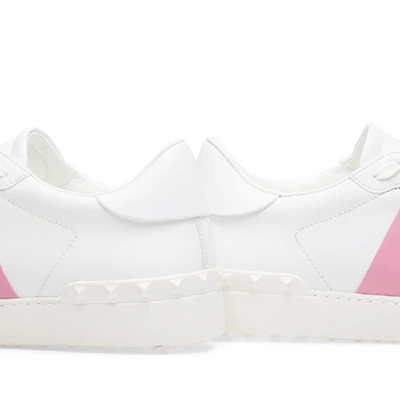 Shop Valentino Open Low Top Sneaker In White