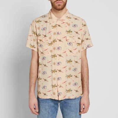 Levi's Camp-collar Printed Matte-satin Shirt In Neutrals | ModeSens