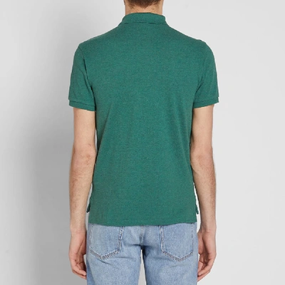 Shop Polo Ralph Lauren Slim Fit Polo In Green