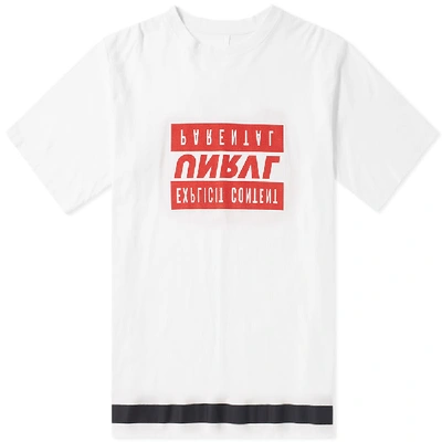 Shop Ben Taverniti Unravel Project Unravel Project Explicit Skate Tee In White