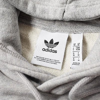 Shop Adidas Originals Adidas Trefoil Hoody In Grey