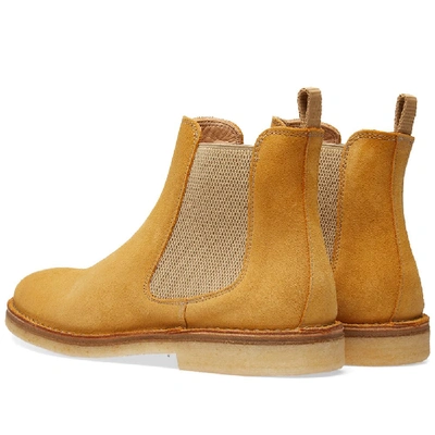 Shop Astorflex Bitflex Ocra Crepe Chelsea Boot In Yellow