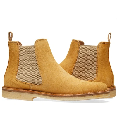 Shop Astorflex Bitflex Ocra Crepe Chelsea Boot In Yellow